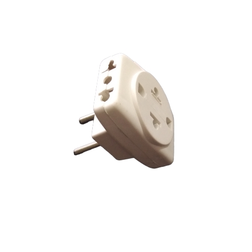 FICHA TRIPLE INDELPLAS 10A 250V