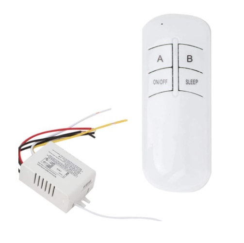 INTERRUPTOR CON CONTROL REMOTO 220V TRES SALIDAS