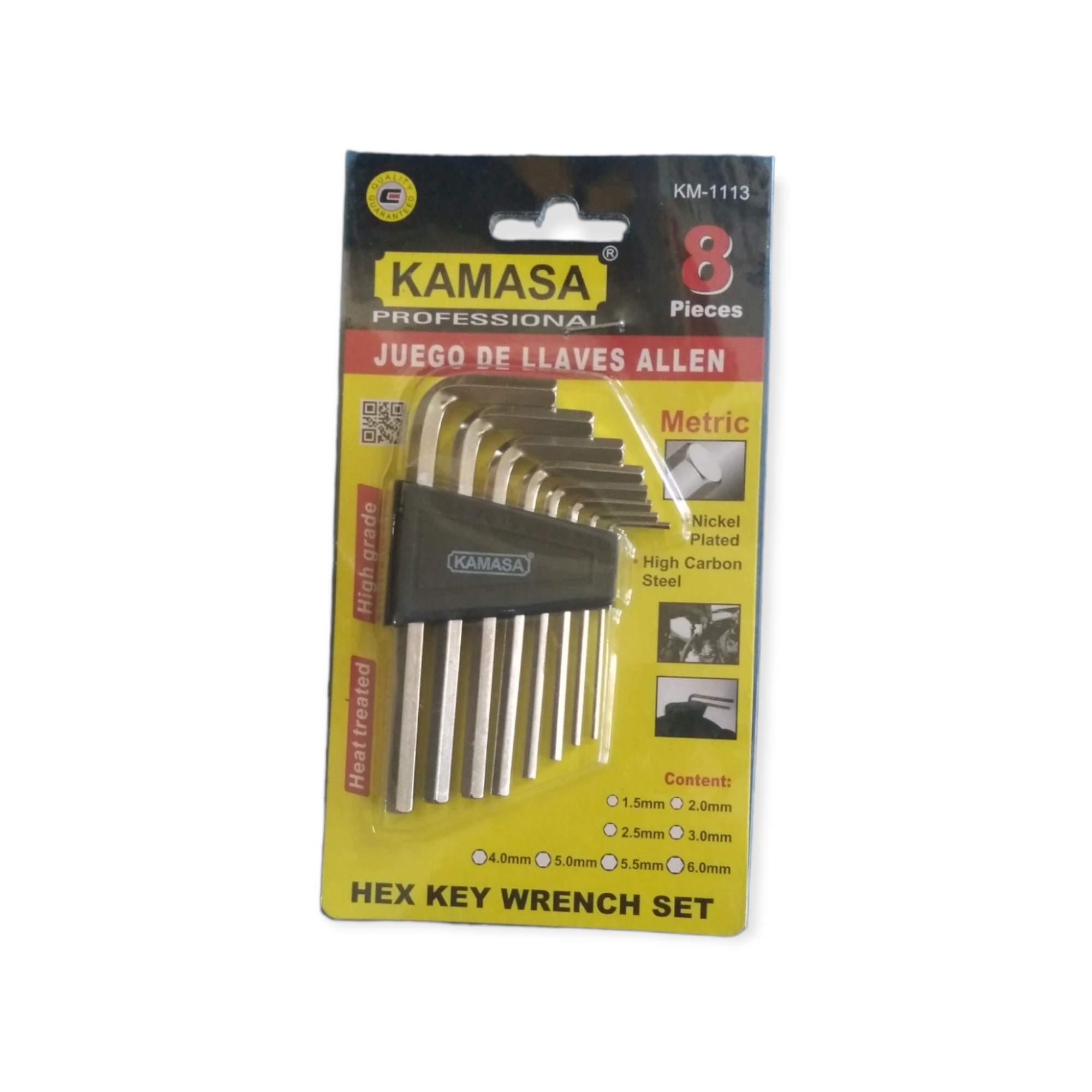JUEGO DE LLAVES ALLEN 8 PCS KAMASA
