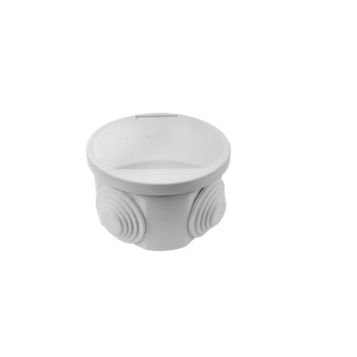 CAJA EXTERNA PLASTICA REDONDA 80X50MM