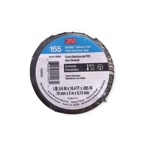 CINTA 3M AISLADORA 19MMX5M NEGRO
