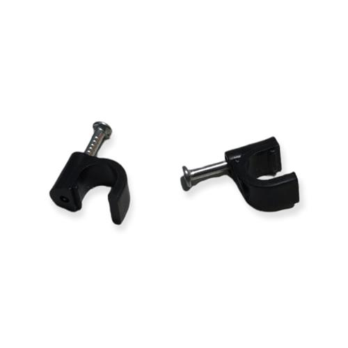 GRAMPA COAXIAL 6MM NEGRA CON CLAVO DE ACERO 70896