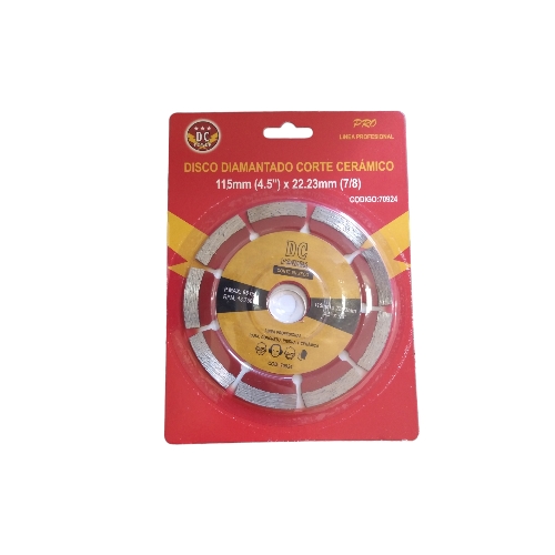 DISCO DIAMANTADO CORTE CERAMICO PRO DC POWER 115MM
