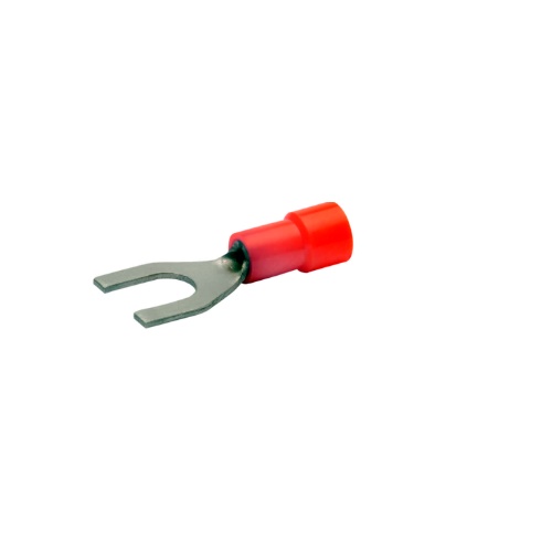 TERMINAL AISLADOR RIO HORQUILLA SV1.25-6 - ROJO