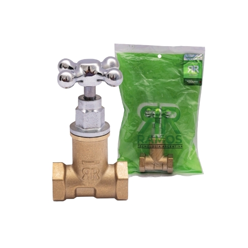 LLAVE DE PASO NEW RR 3/4 CROMO CRUZ B