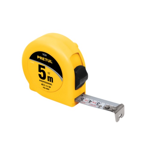CINTA METRICA 5M PRETUL MODELO PRO-5MEC