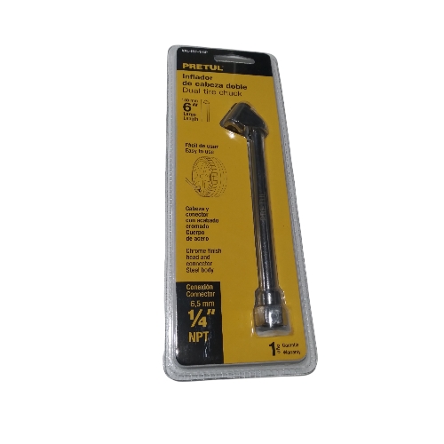 PICO INFLADOR 1/4" CABEZA DOBLE