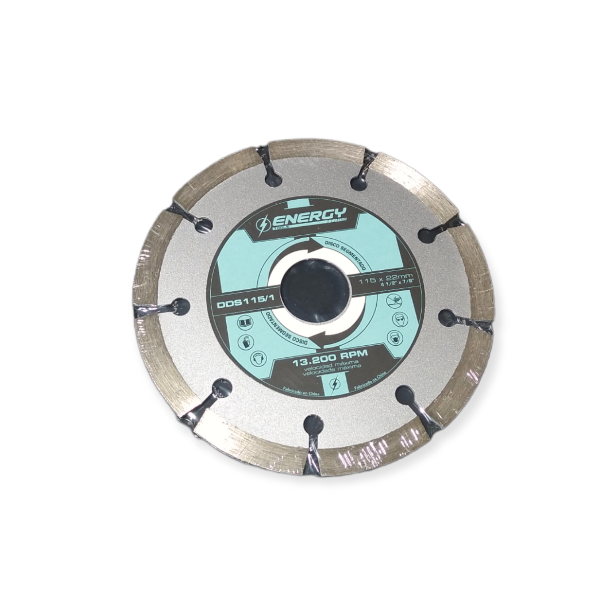 DISCO DIAMANTADO SEGMENTADO 115X22MM
