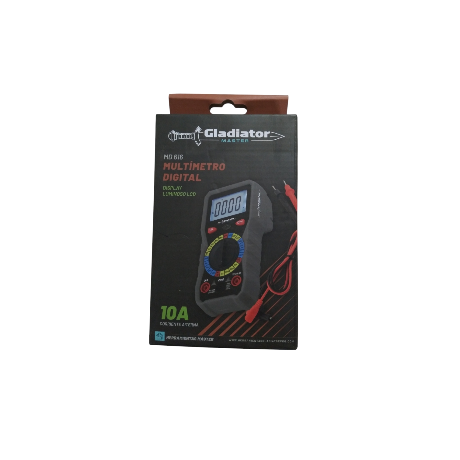 MULTIMETRO DIGITAL MD 616 GRADIATOR 