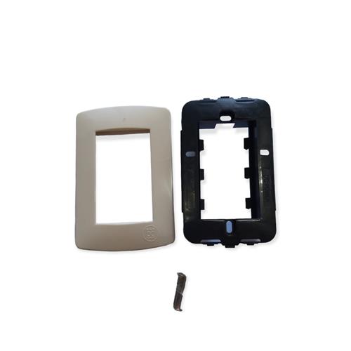 PLACA FLESH ECO 3 MODULO DC POWER MARFIL
