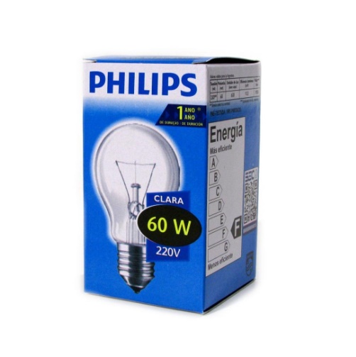 LAMPARA INCANDESCENTE 40W CLARA PHILIPS