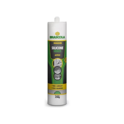 SILICONA INCOLOR BRASCOLA 250G - TRANSPARENTE