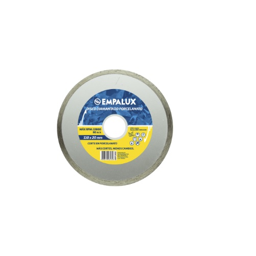 DISCO EMPALUX DIAMANTADO HUMEDO 4 110X20 MM
