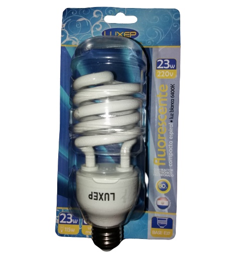 LAMPARA ESPIRAL 23W LUXEP