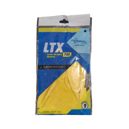 GUANTE PLASTCOR LATEX RUGOSO ANTI DERRAP TAMAÑO 9