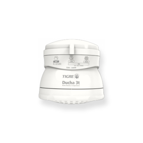 DUCHA TIGRE 3T 5400W/220V BLANCA