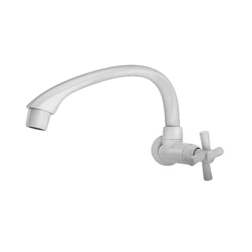 GRIFO PARA COCINA PARED HORIZONTAL 1/2-3/4 BLANCO