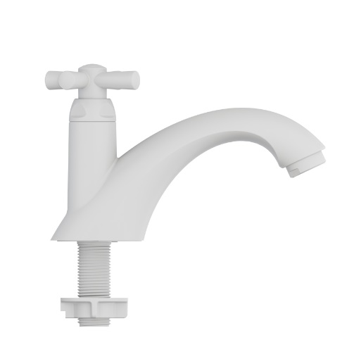 GRIFO PARA LAVATORIO FIJO MESA 1/2" BLANCO