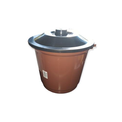BASURERO PLASTICO 10 LTS C/T 70843