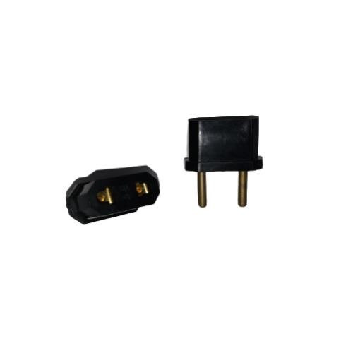 FICHA ADAPTADOR 10A NEGRA KROLER