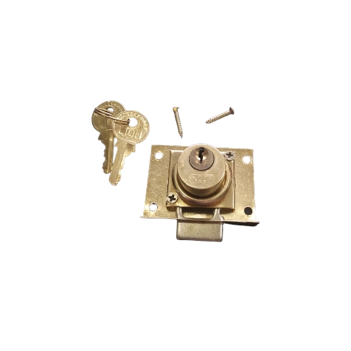 CERRADURA RIO PARA MUEBLE DORADO