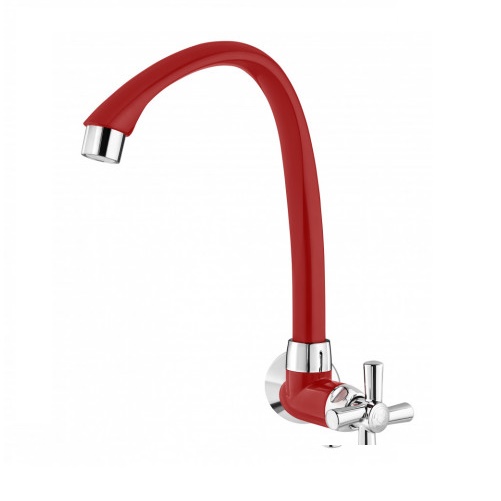 GRIFO PAR ALTA MOV CROSS ROJO CR 1/2-1/4
