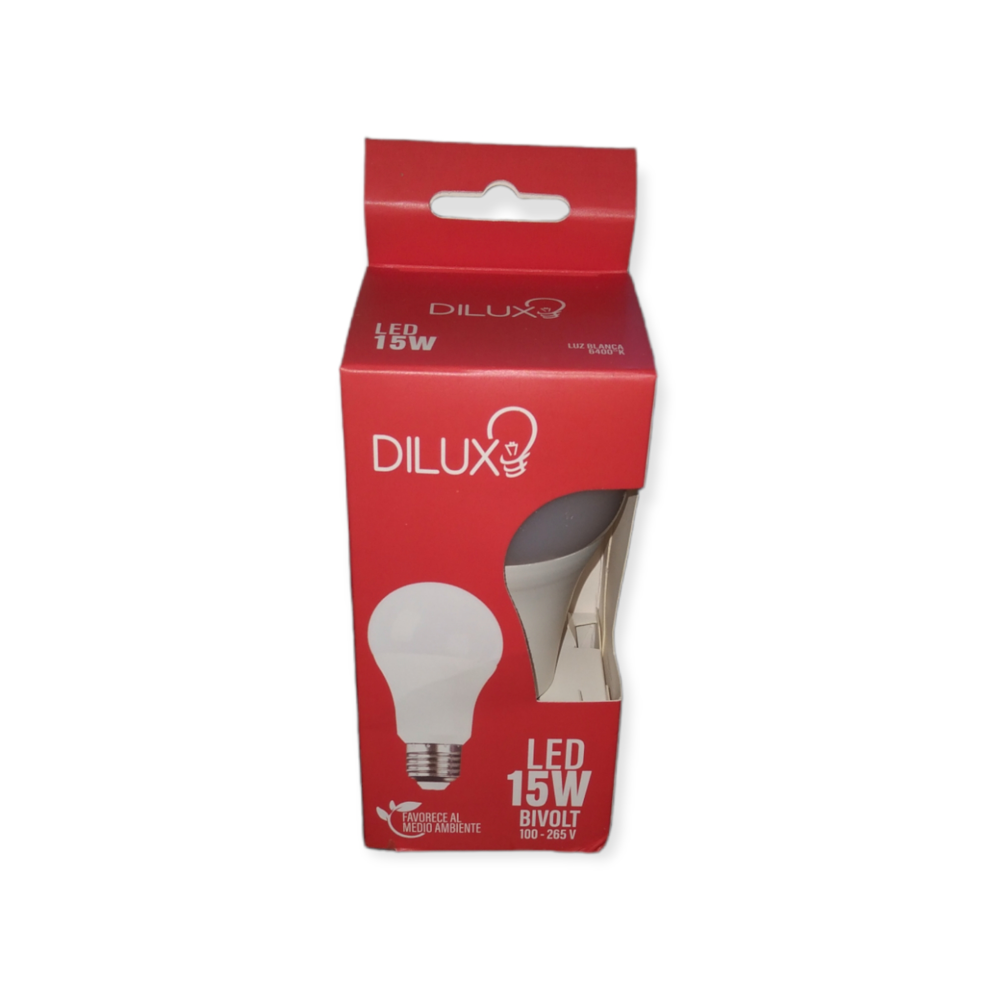 FOCO LED DILUX 15W LUZ BLANCA BIVOLT