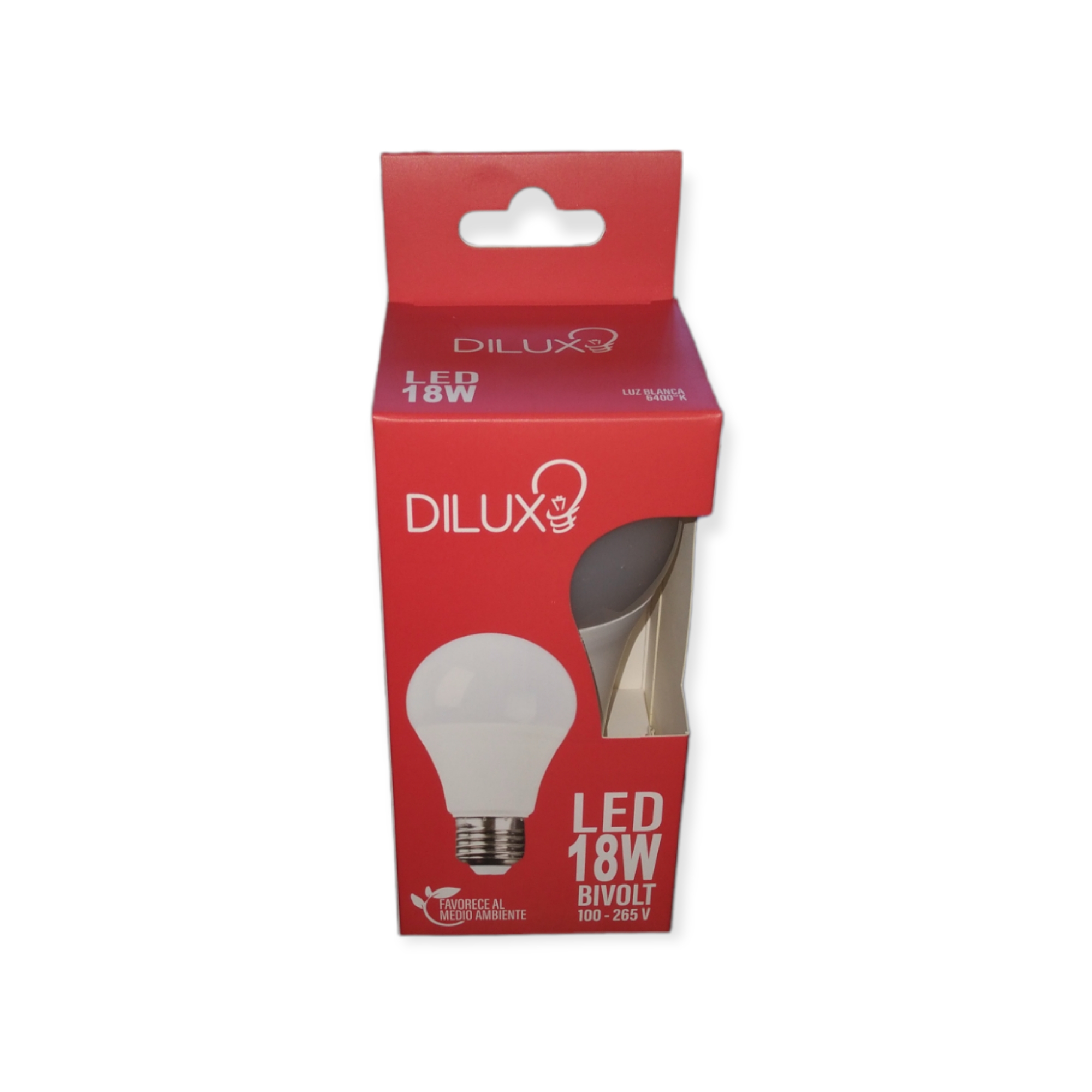 FOCO LED DILUX 18W LUZ BLANCA BIVOLT
