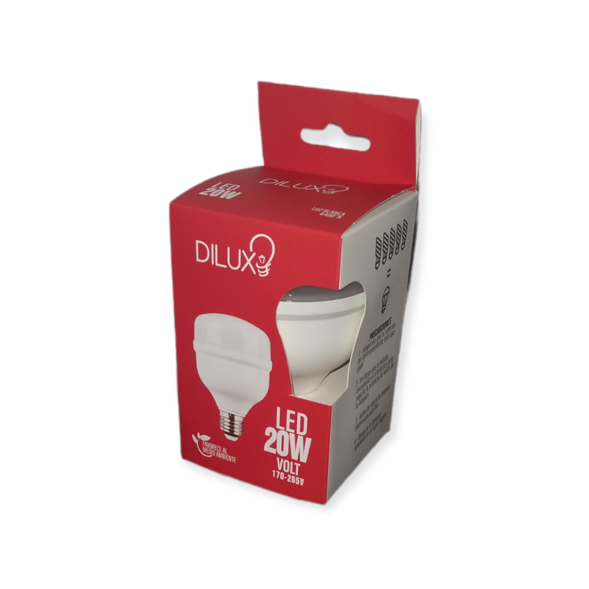 FOCO LED DILUX 20W LUZ BLANCA